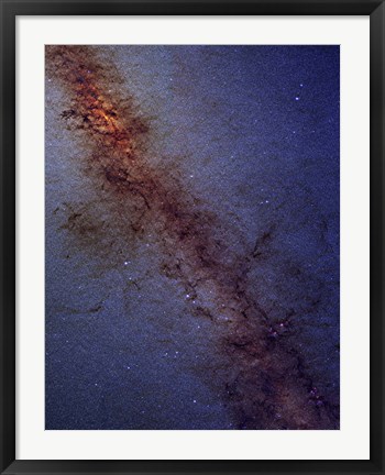 Framed Center of Milky Way Galaxy Print