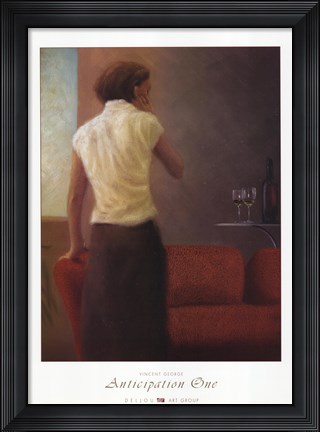 Framed Anticipation One Print