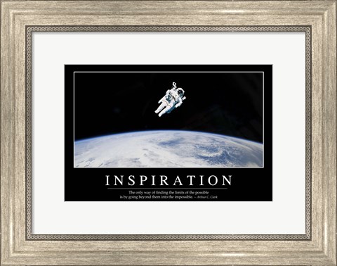 Framed Inspiration: Inspirational Quote and Motivational Poster Print