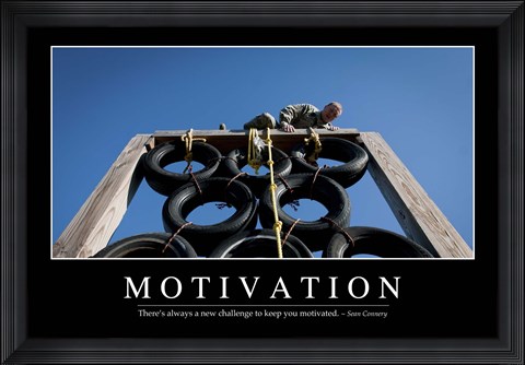 Framed Motivation: Inspirational Quote and Motivational Poster Print