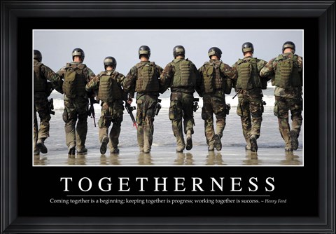Framed Togetherness: Inspirational Quote and Motivational Poster Print