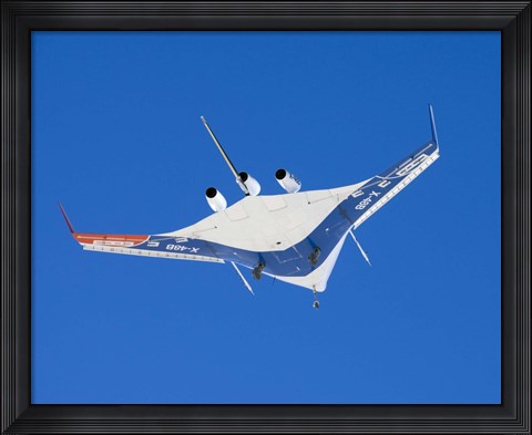 Framed Blended Wing Body X-48B Print