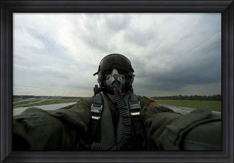 Framed Aerial Combat Photographer Print