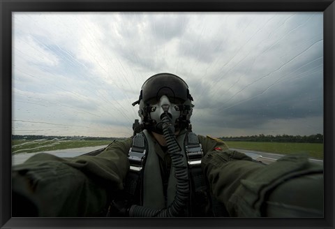 Framed Aerial Combat Photographer Print