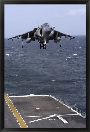 Framed AV-8B Harrier II Print