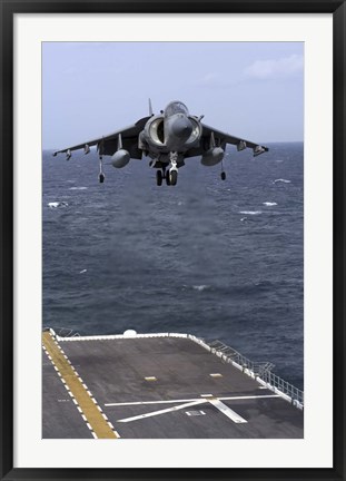 Framed AV-8B Harrier II Print