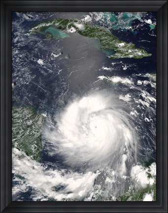 Framed Hurricane Felix Print