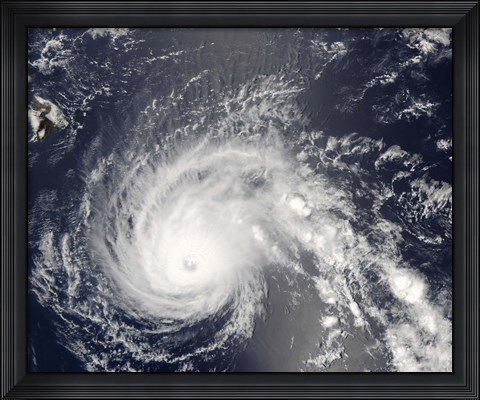 Framed Hurricane Flossie Print