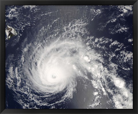 Framed Hurricane Flossie Print