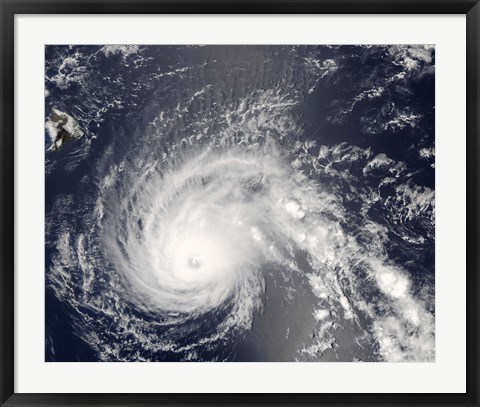 Framed Hurricane Flossie Print