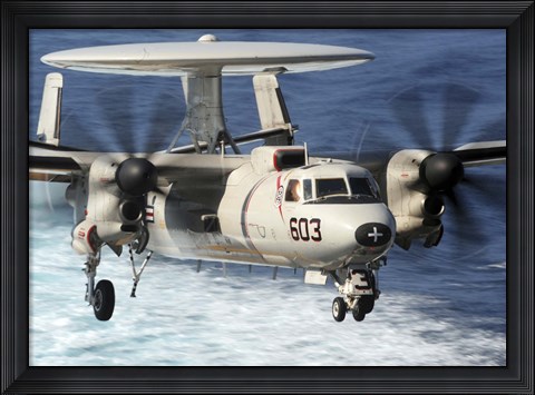 Framed E-2C Hawkeye Print