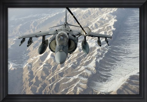 Framed A/V-8B Harrier Print