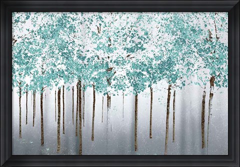 Framed Into the Woods Print