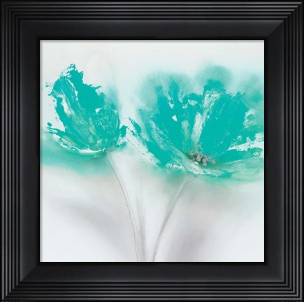 Framed Aqua Sorbet II Print