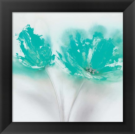 Framed Aqua Sorbet II Print