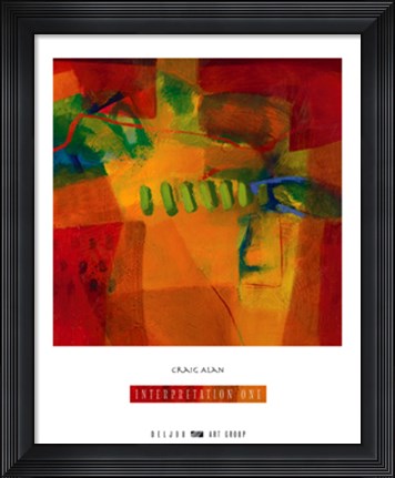 Framed Interpretation One Print