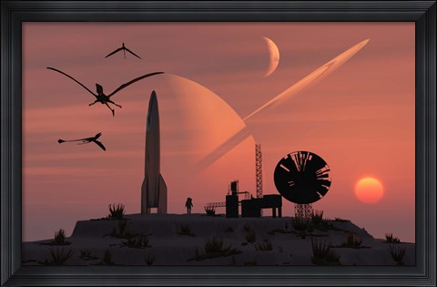 Framed Abandoned Colony Print
