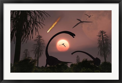 Framed Artist&#39;s Concept of Extinction Print