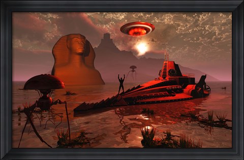 Framed Inhabitants of the City of Atlantis Print