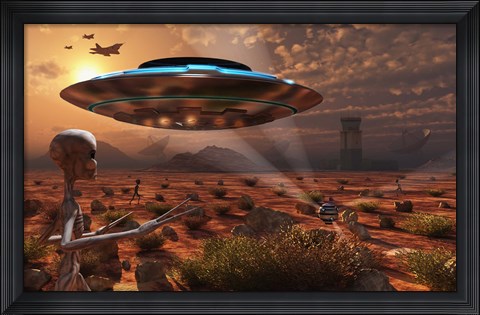 Framed Area 51 Print