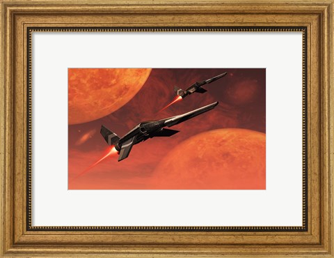 Framed Star Fighters Print