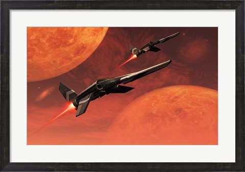 Framed Star Fighters Print