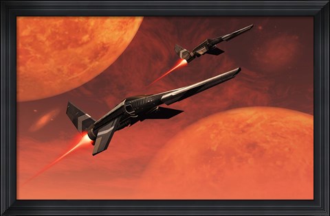 Framed Star Fighters Print