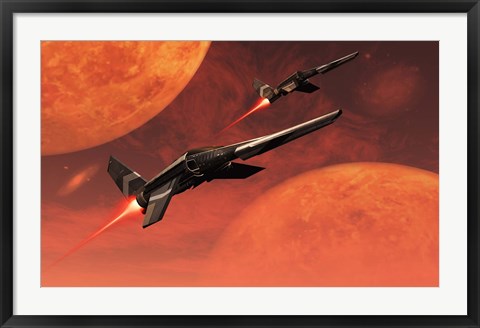 Framed Star Fighters Print