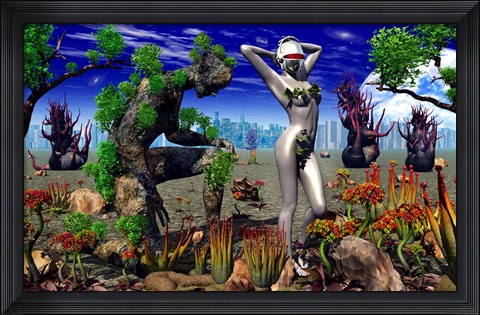 Framed Nature (Slave to Technology) Print
