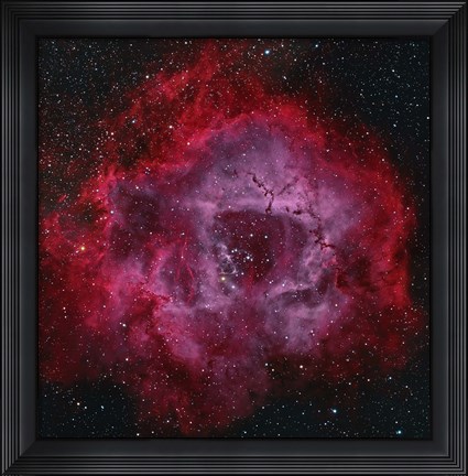Framed Rosette Nebula Print