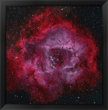 Framed Rosette Nebula Print