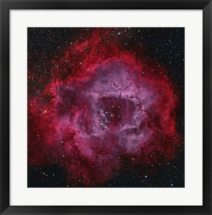 Framed Rosette Nebula Print