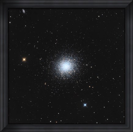 Framed Messier 13, The Great Globular Cluster in Hercules Print