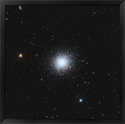 Framed Messier 13, The Great Globular Cluster in Hercules Print