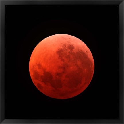 Framed Lunar Eclipse Print