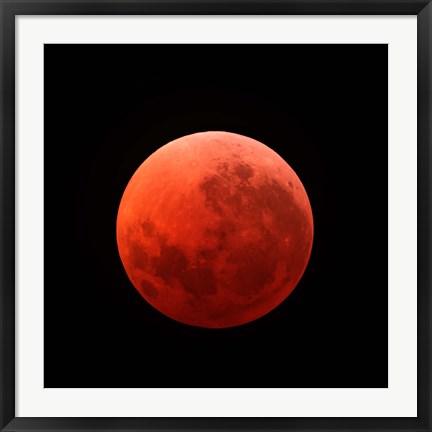 Framed Lunar Eclipse Print