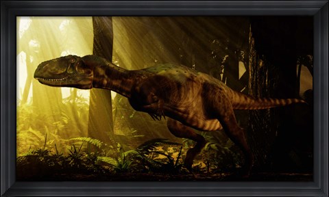 Framed Abelisaurus Print