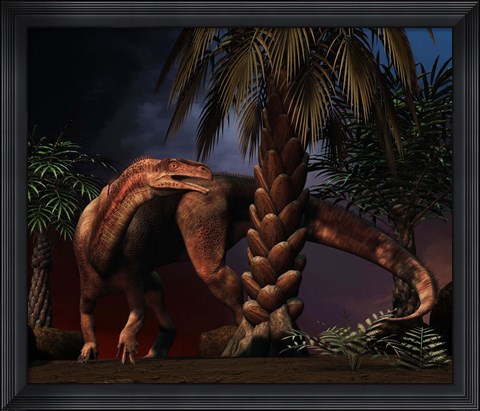 Framed Plateosaurus Print