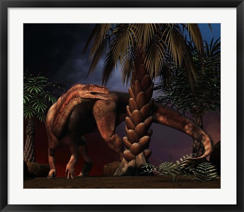 Framed Plateosaurus Print