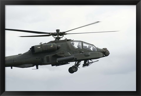 Framed AH-64D Apache Print