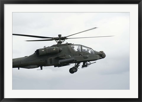 Framed AH-64D Apache Print