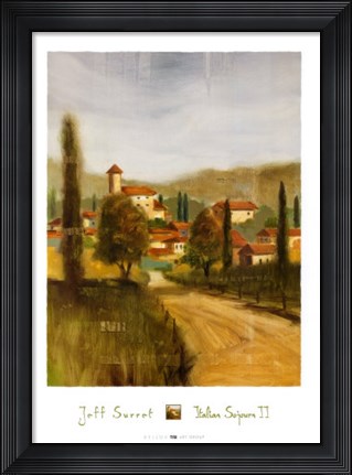 Framed Italian Sojourn II Print