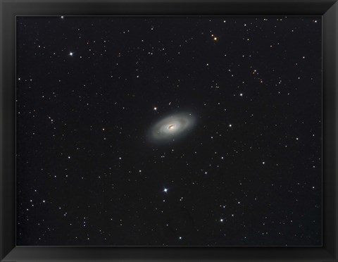 Framed Messier 64, the Black Eye Galaxy Print