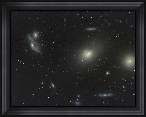 Framed Virgo Cluster Print