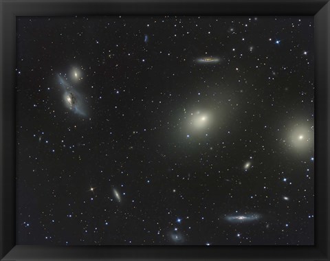 Framed Virgo Cluster Print