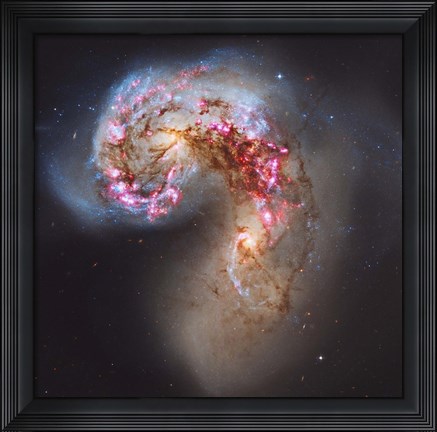 Framed Antennae Galaxies Print