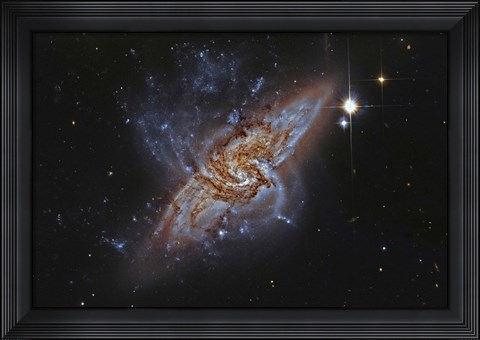 Framed NGC 3314 Print
