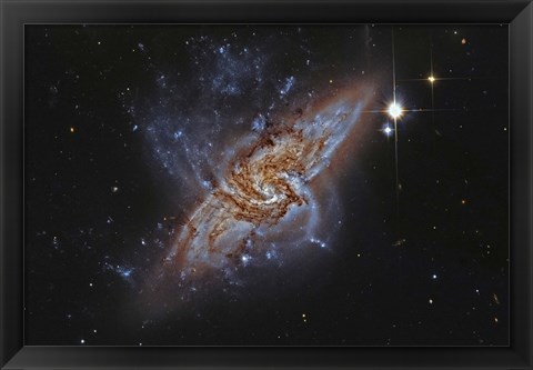 Framed NGC 3314 Print