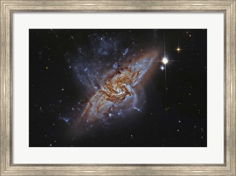 Framed NGC 3314 Print