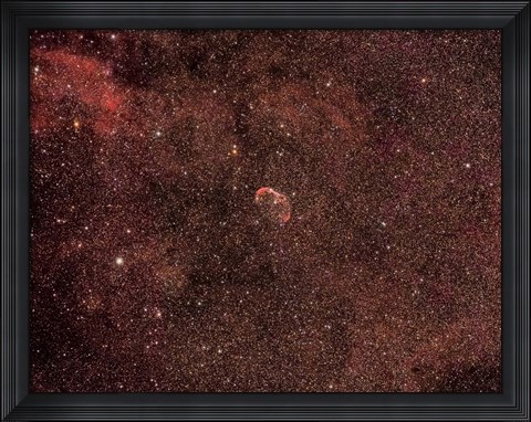 Framed Crescent Nebula Print